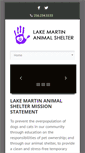Mobile Screenshot of lakemartinanimalshelter.com